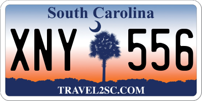 SC license plate XNY556