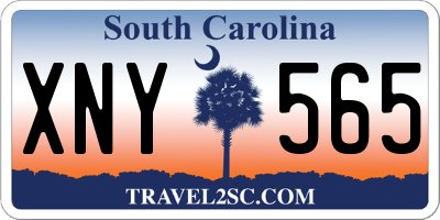 SC license plate XNY565