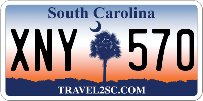 SC license plate XNY570