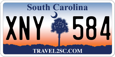 SC license plate XNY584