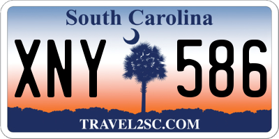 SC license plate XNY586