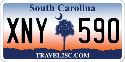 SC license plate XNY590