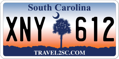 SC license plate XNY612