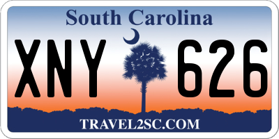 SC license plate XNY626