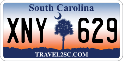 SC license plate XNY629