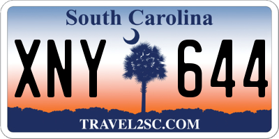 SC license plate XNY644