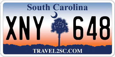 SC license plate XNY648