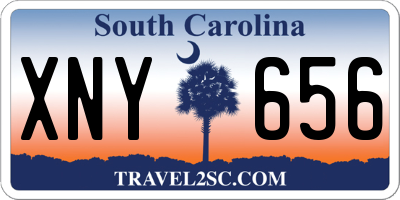 SC license plate XNY656