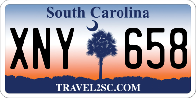 SC license plate XNY658