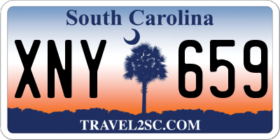 SC license plate XNY659