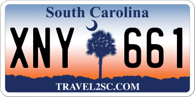 SC license plate XNY661