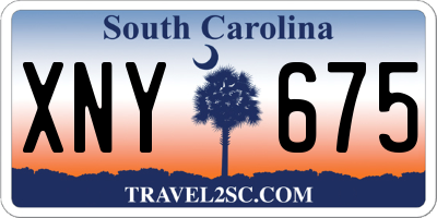 SC license plate XNY675