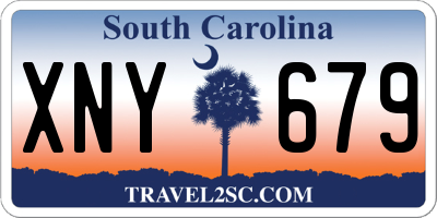 SC license plate XNY679