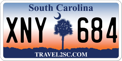SC license plate XNY684