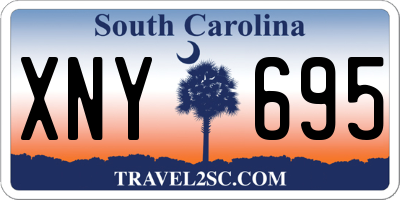 SC license plate XNY695