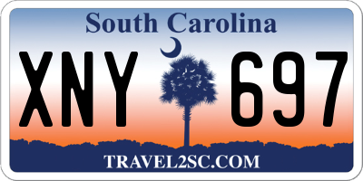 SC license plate XNY697