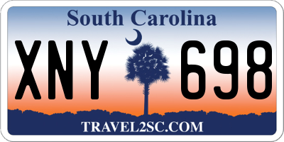 SC license plate XNY698