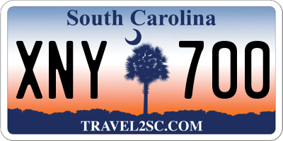 SC license plate XNY700