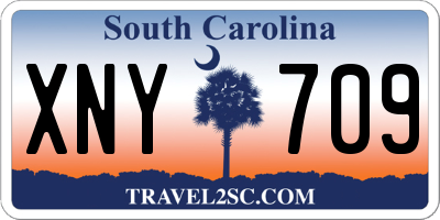 SC license plate XNY709