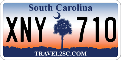 SC license plate XNY710