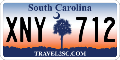 SC license plate XNY712