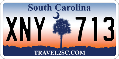 SC license plate XNY713