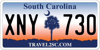 SC license plate XNY730