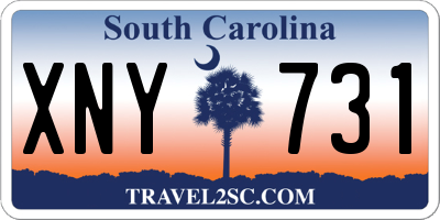 SC license plate XNY731