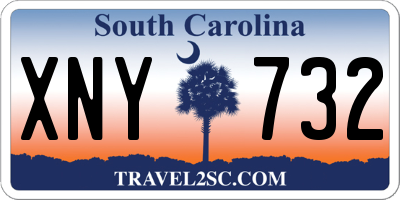 SC license plate XNY732