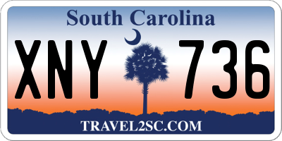 SC license plate XNY736