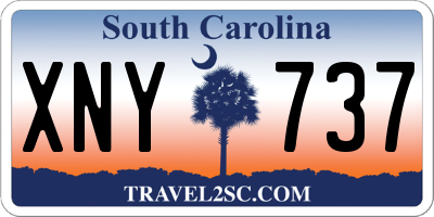SC license plate XNY737