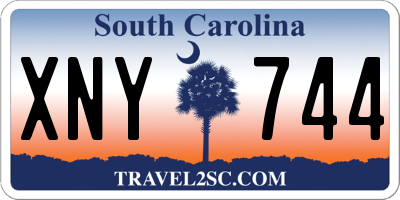 SC license plate XNY744
