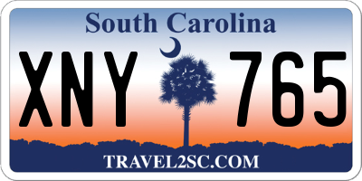 SC license plate XNY765