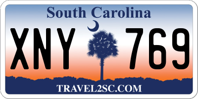 SC license plate XNY769