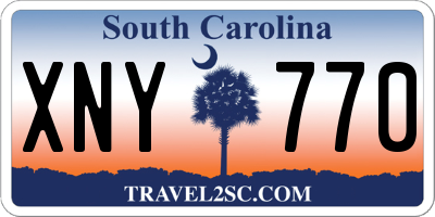 SC license plate XNY770