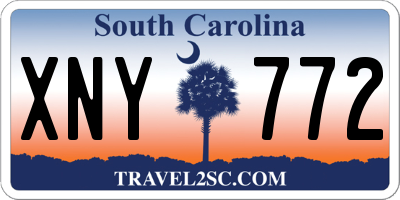 SC license plate XNY772