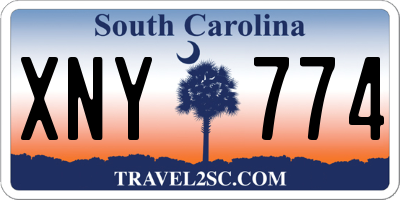SC license plate XNY774