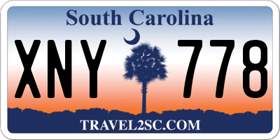 SC license plate XNY778