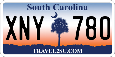 SC license plate XNY780
