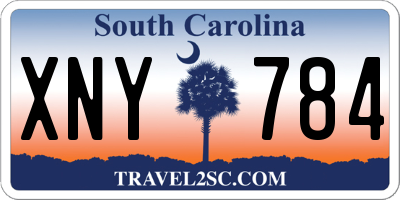 SC license plate XNY784