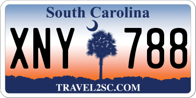 SC license plate XNY788