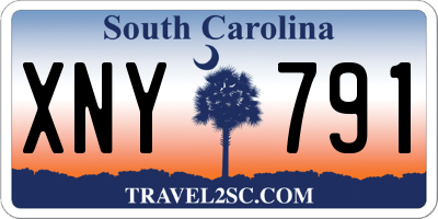 SC license plate XNY791