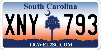 SC license plate XNY793