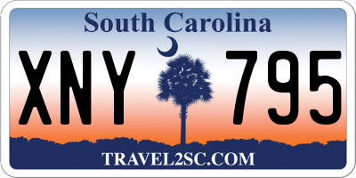 SC license plate XNY795