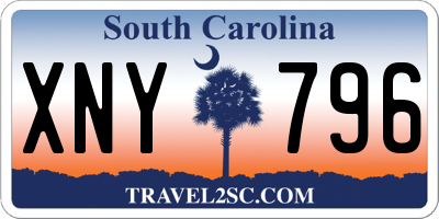 SC license plate XNY796
