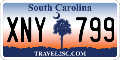 SC license plate XNY799