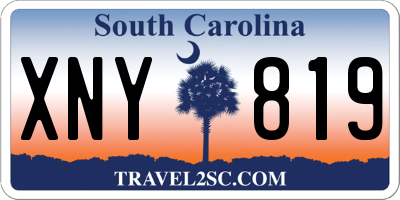 SC license plate XNY819