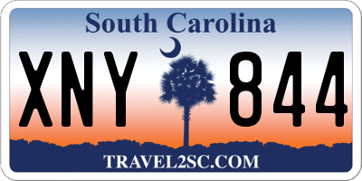 SC license plate XNY844