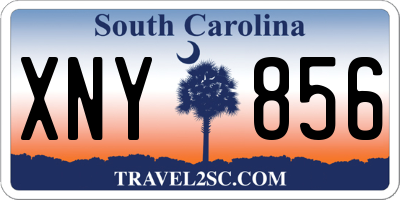 SC license plate XNY856