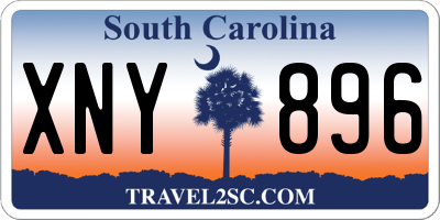 SC license plate XNY896